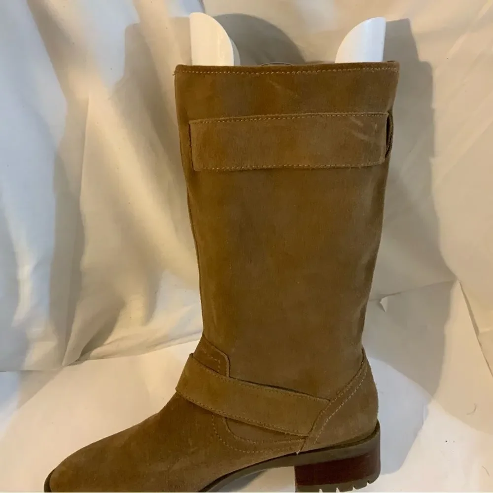 Jessica Simpson Brown Leather/Suede Over The Knee Boots Size 9.5